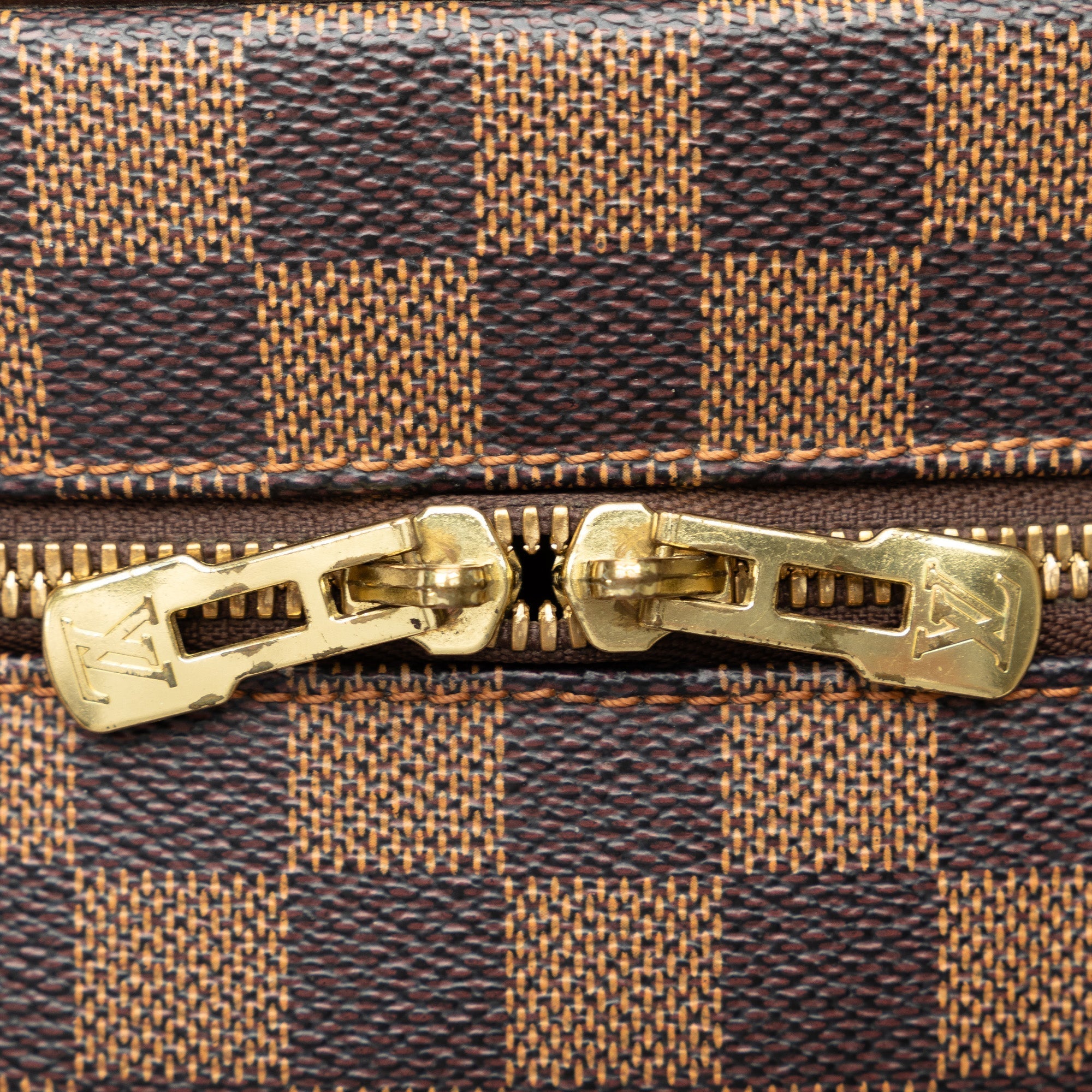 Brown Louis Vuitton Damier Ebene Nolita Travel Bag