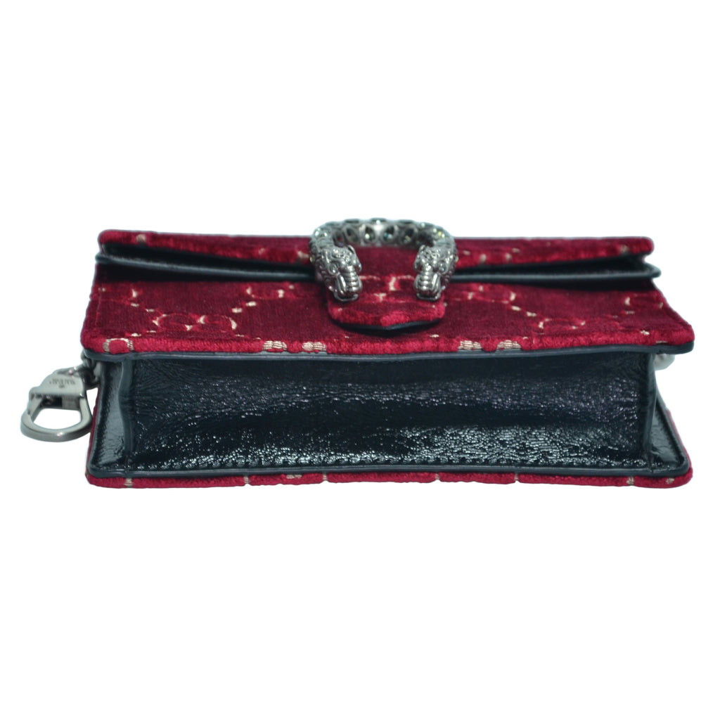 Burgundy Mini GG Dionysus Bag