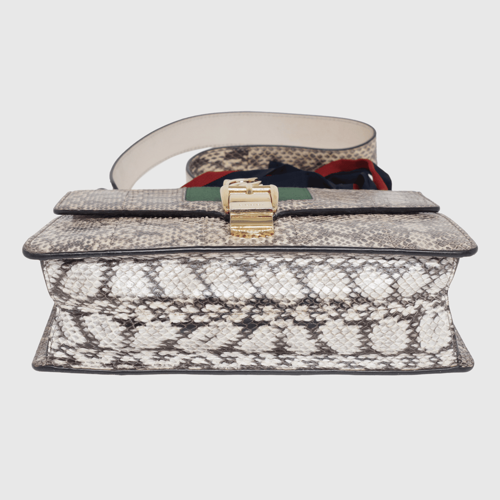Multicolor Snakeskin Small Sylvie Shoulder Bag