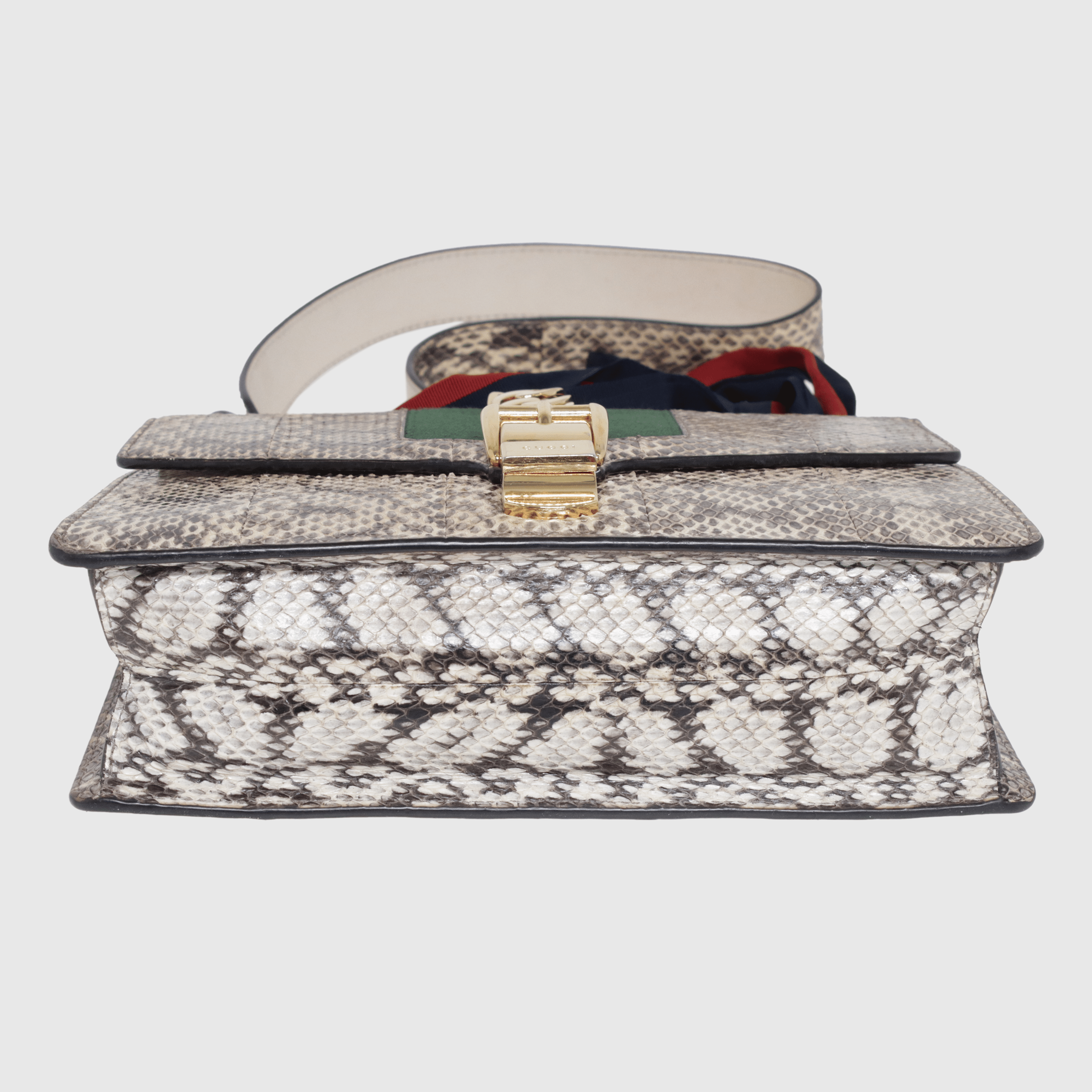 Multicolor Snakeskin Small Sylvie Shoulder Bag