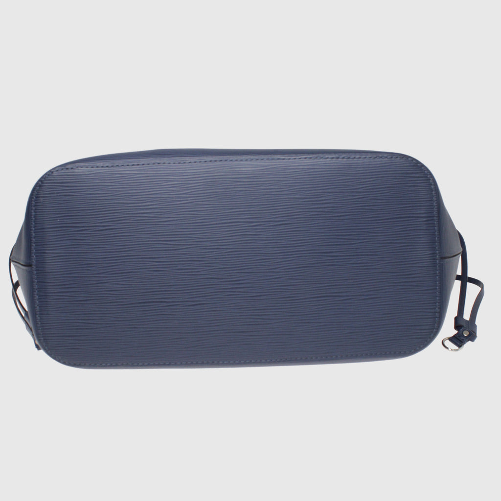 Blue Neverfull MM Tote Bag w/ Pouch