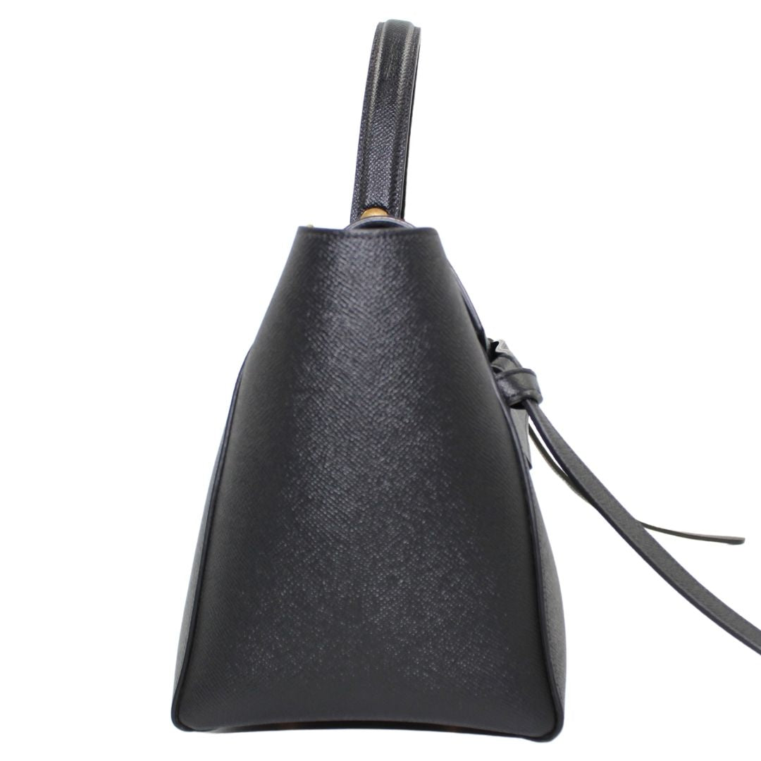 Celine Grained Calfskin Micro Belt Bag Black