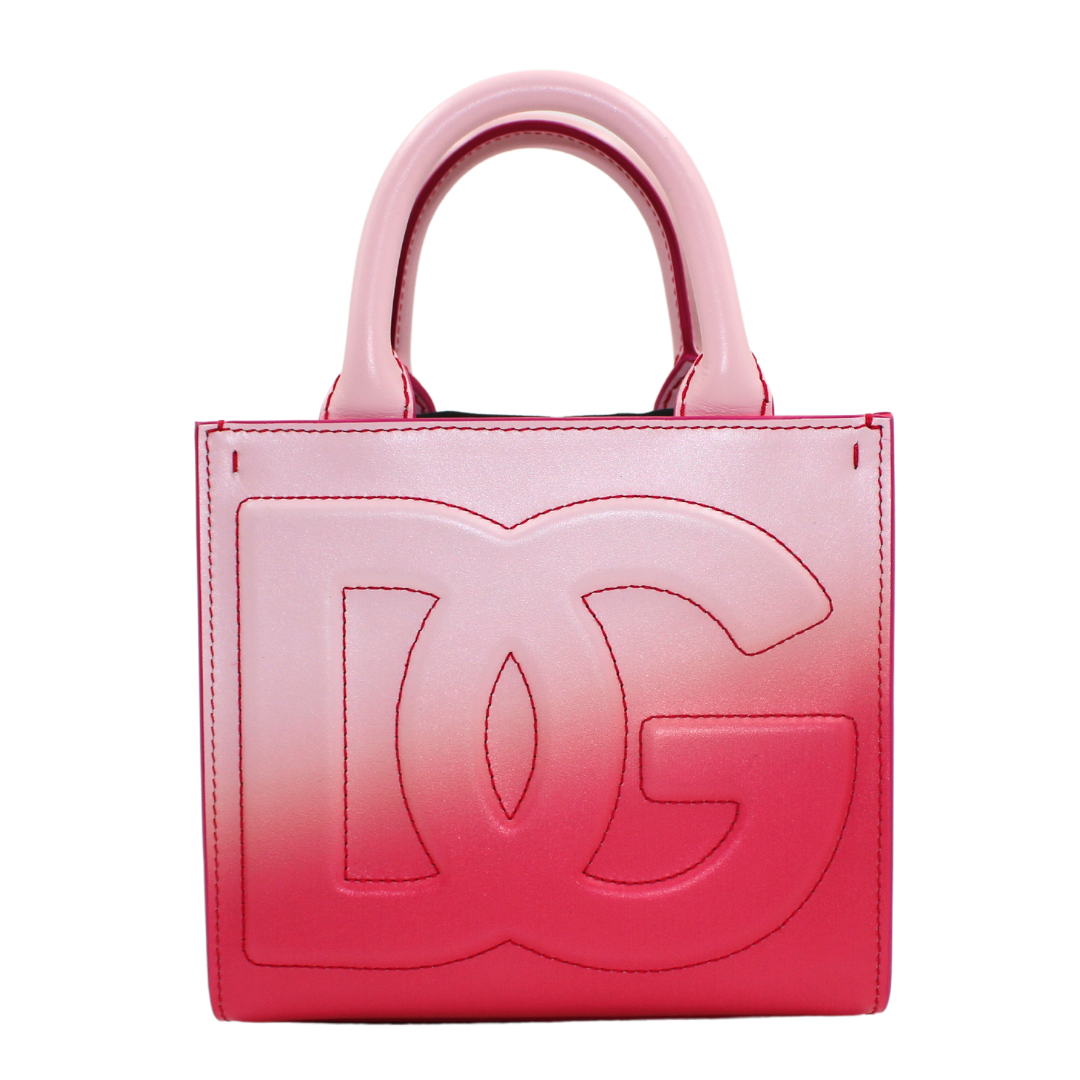 Dolce & Gabbana Ombre-Print Calfskin DG Daily Mini Shopper