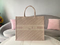 GLAMI Large Book Tote Pink, For Women, WomenÃ¢â‚¬â„¢s Handbags 16.5in/42cm CD