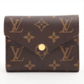 Louis Vuitton Monogram Portefolio Victoria M62472 Brown Compact Wallet