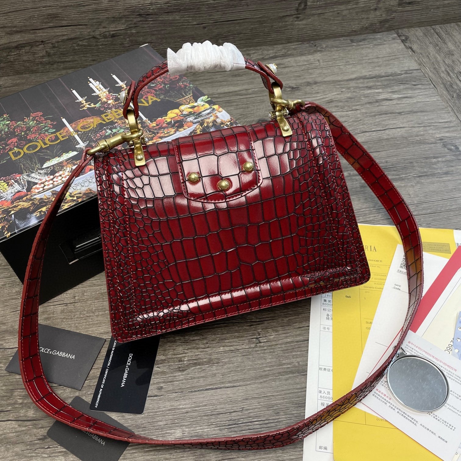 GLAMI Print GLAMI Girls BagÃ‚Â Burgundy For Women 10.6in/27cm GLAMI