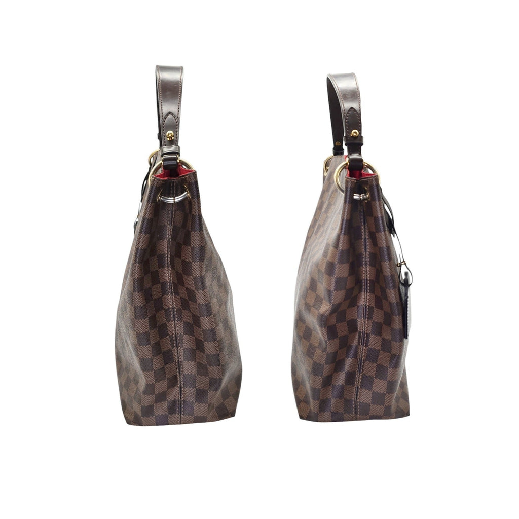 Louis Vuitton Damier Ebene Graceful Hobo Bag