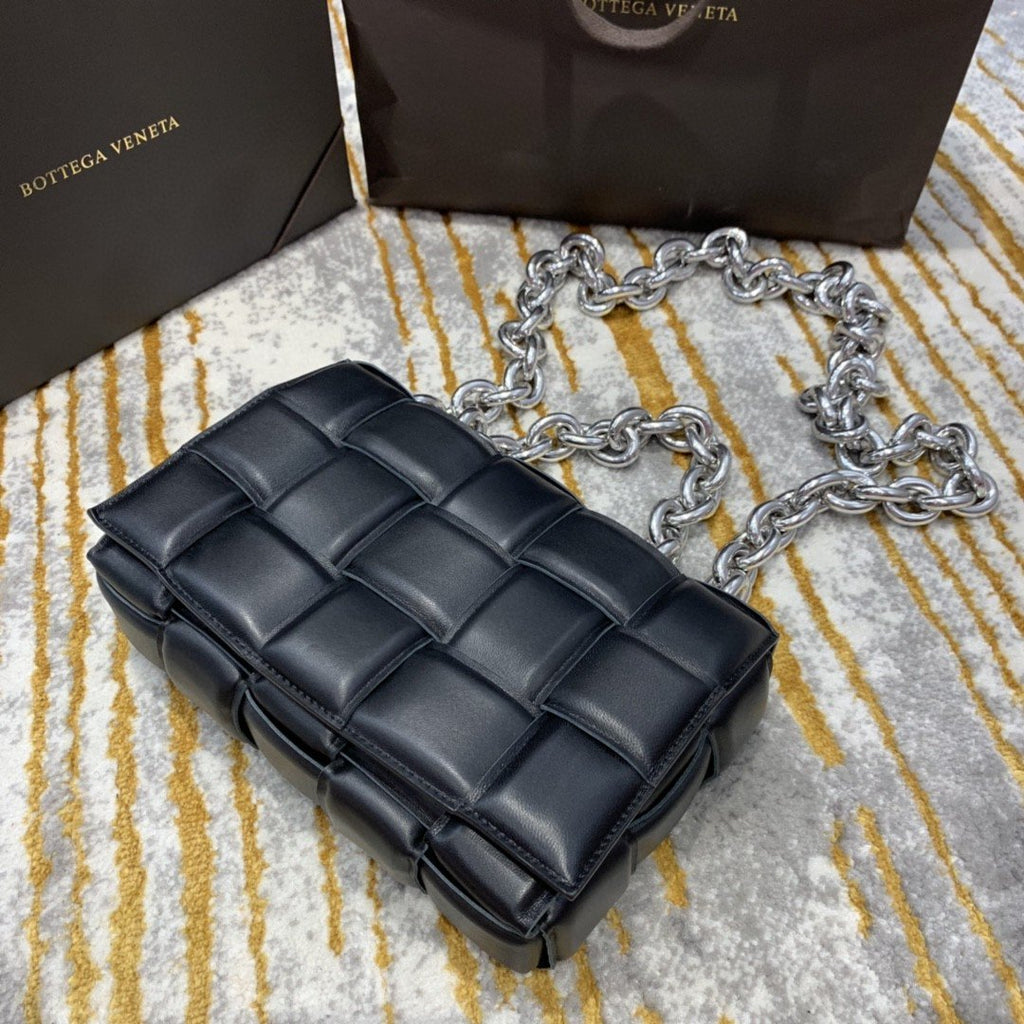 GLAMI Chain Cassette Bag For Women 10.2in/26cm In Black 631421VBWZ01229