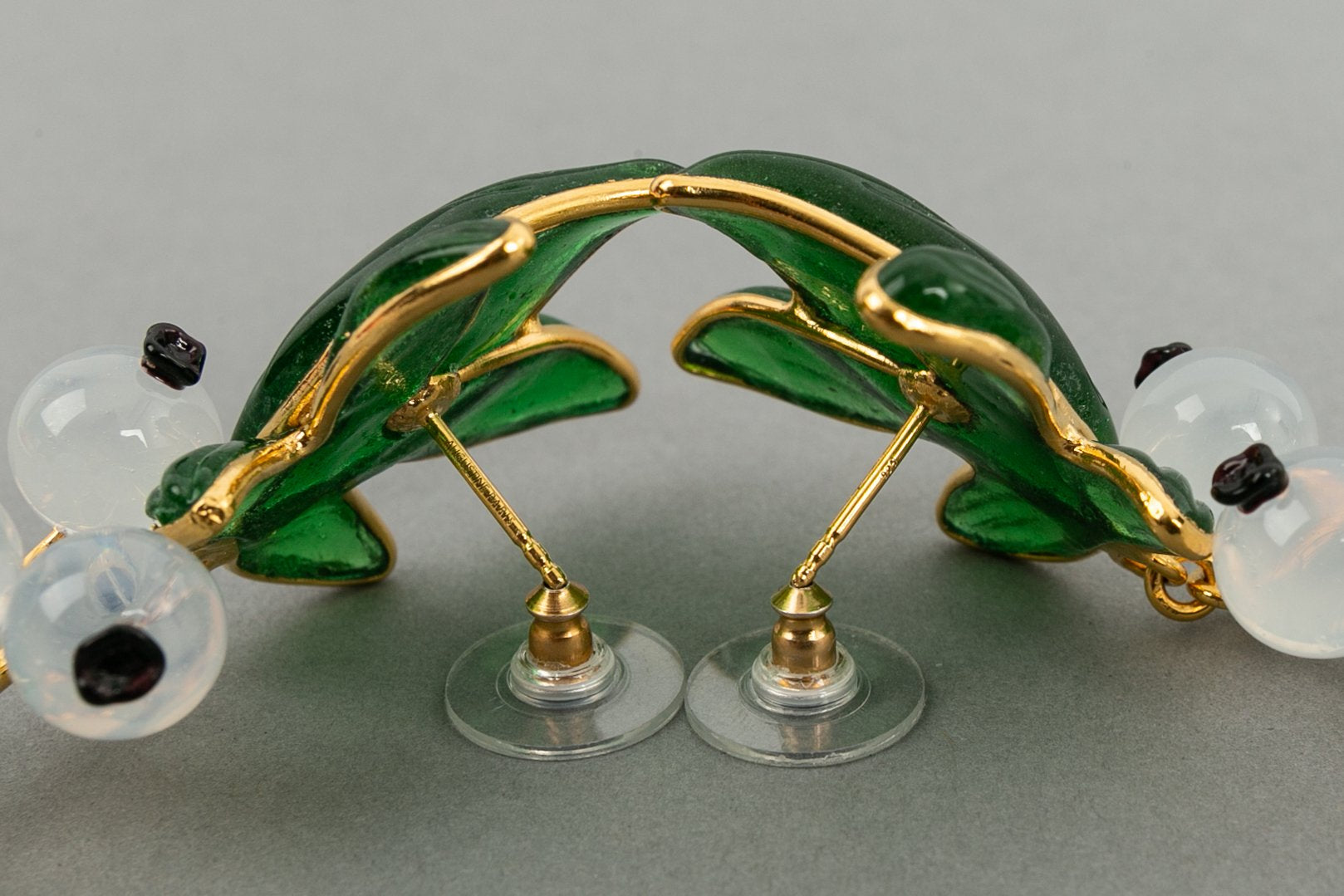 Boucles d'oreilles en pÃƒÆ’Ã‚Â¢te de verre Augustine