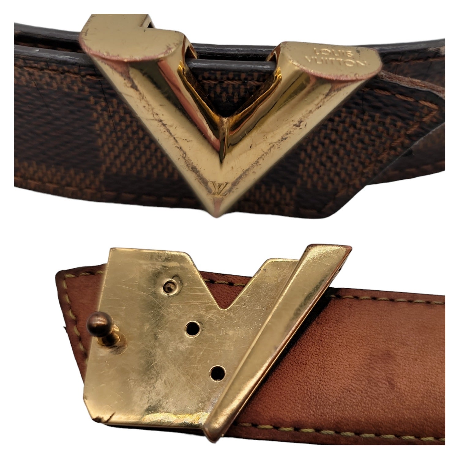 Louis Vuitton Essential V Damier Ebene Belt