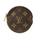 Louis Vuitton Porte Monnaie Rond  Canvas Wallet  ()
