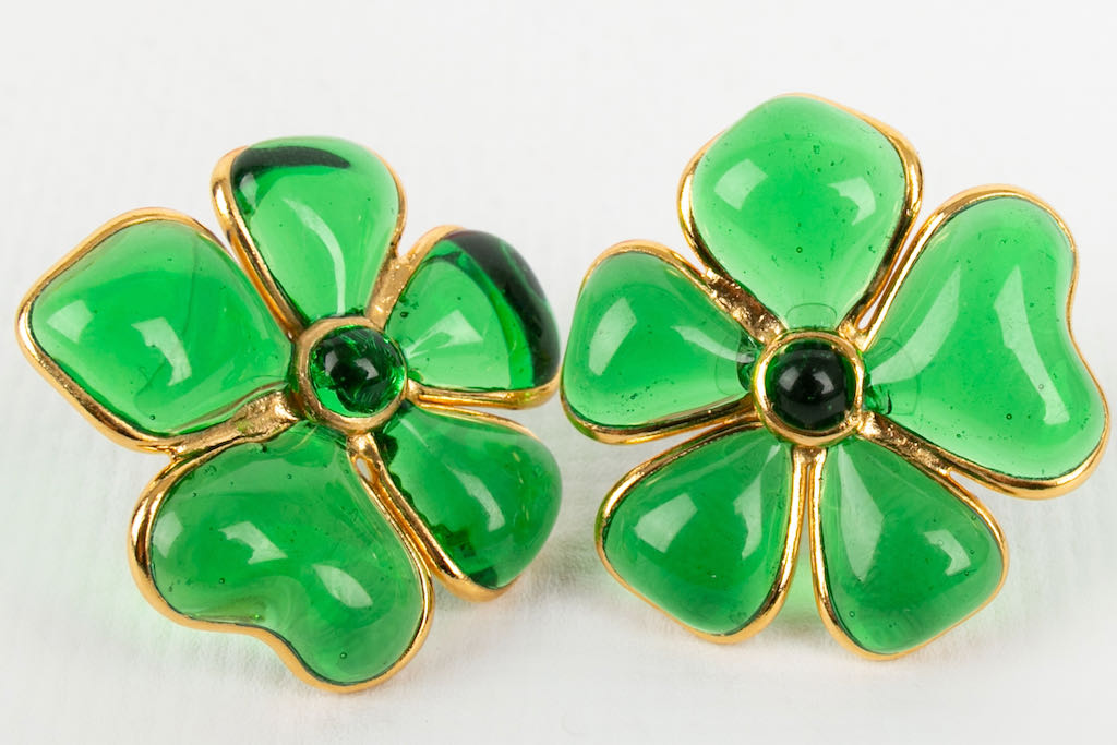 Boucles d'oreilles fleurs Augustine