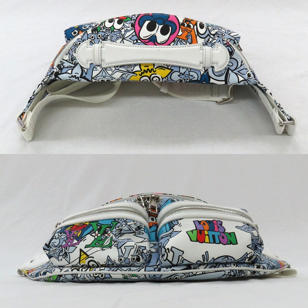 Louis Vuitton Multi Pochette M21853 Monogram Comic 2023 Supreme Summer  Collection Body Bag Waist Sder White Multicolor Leather Mens