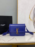 GLAMI Solferino MeGLAMIum Satchel In Box Navy Blue For Women 9in/23cm YSLÃ‚Â 6343050SX0W4147