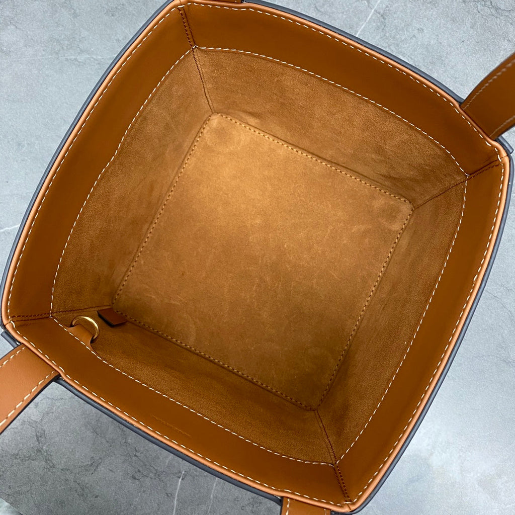 GLAMI Cube Bag Cuir Triomphe Square Tan For Women 6in/15cmÃƒâ€šÃ‚Â 