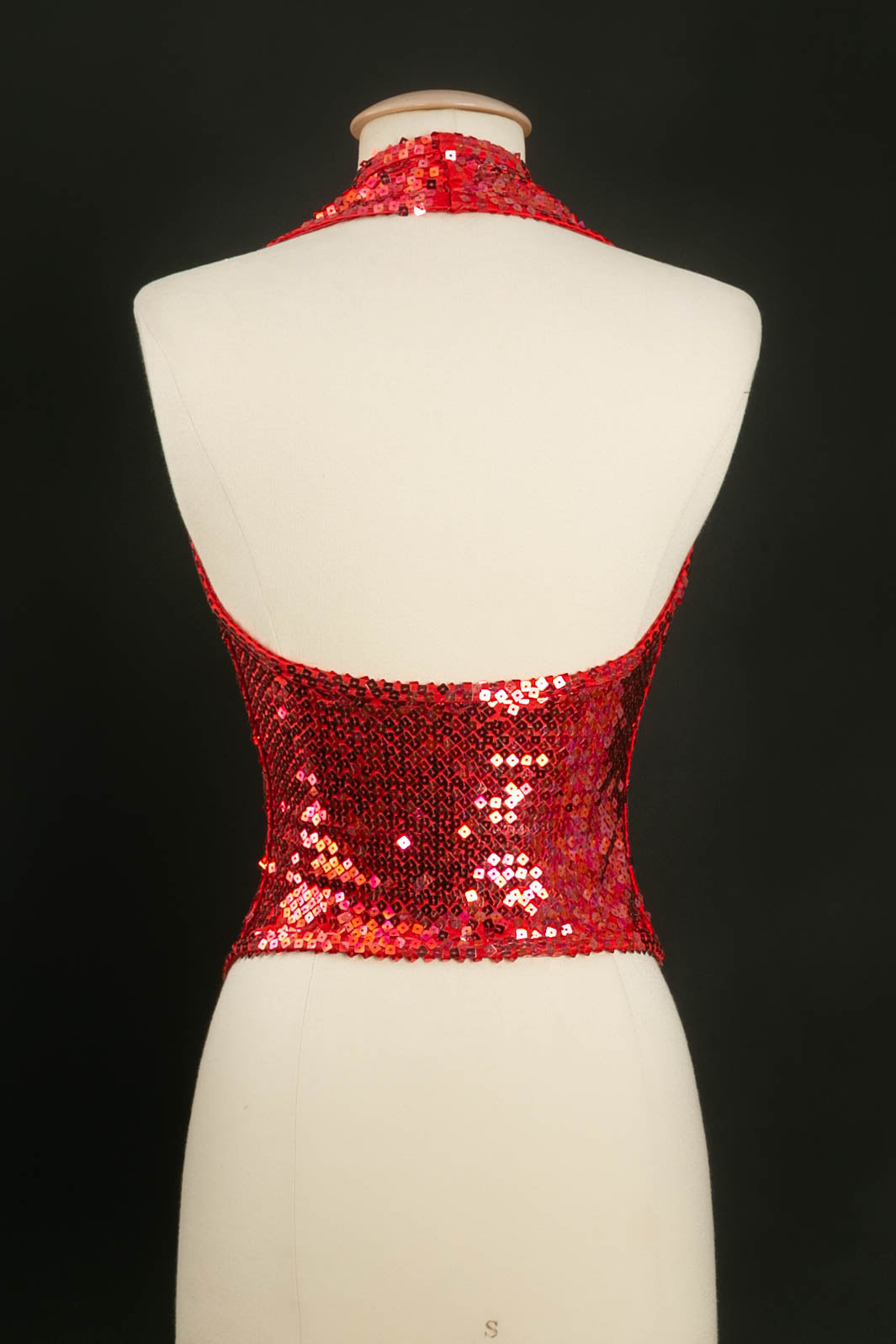 Gilet rouge ÃƒÆ’Ã‚Â  sequins Chantal Thomass