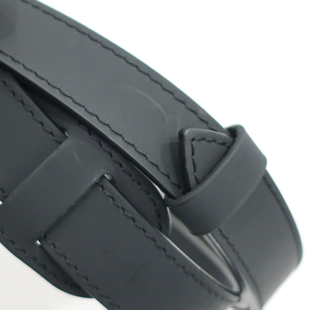 Louis Vuitton Bag Strap About 25mm Bag Accessories Black BK Silver G  Leather Length adjustable Minimum approximately 111.0cm to maximum approximately 1350cm Small And Other Console Only
