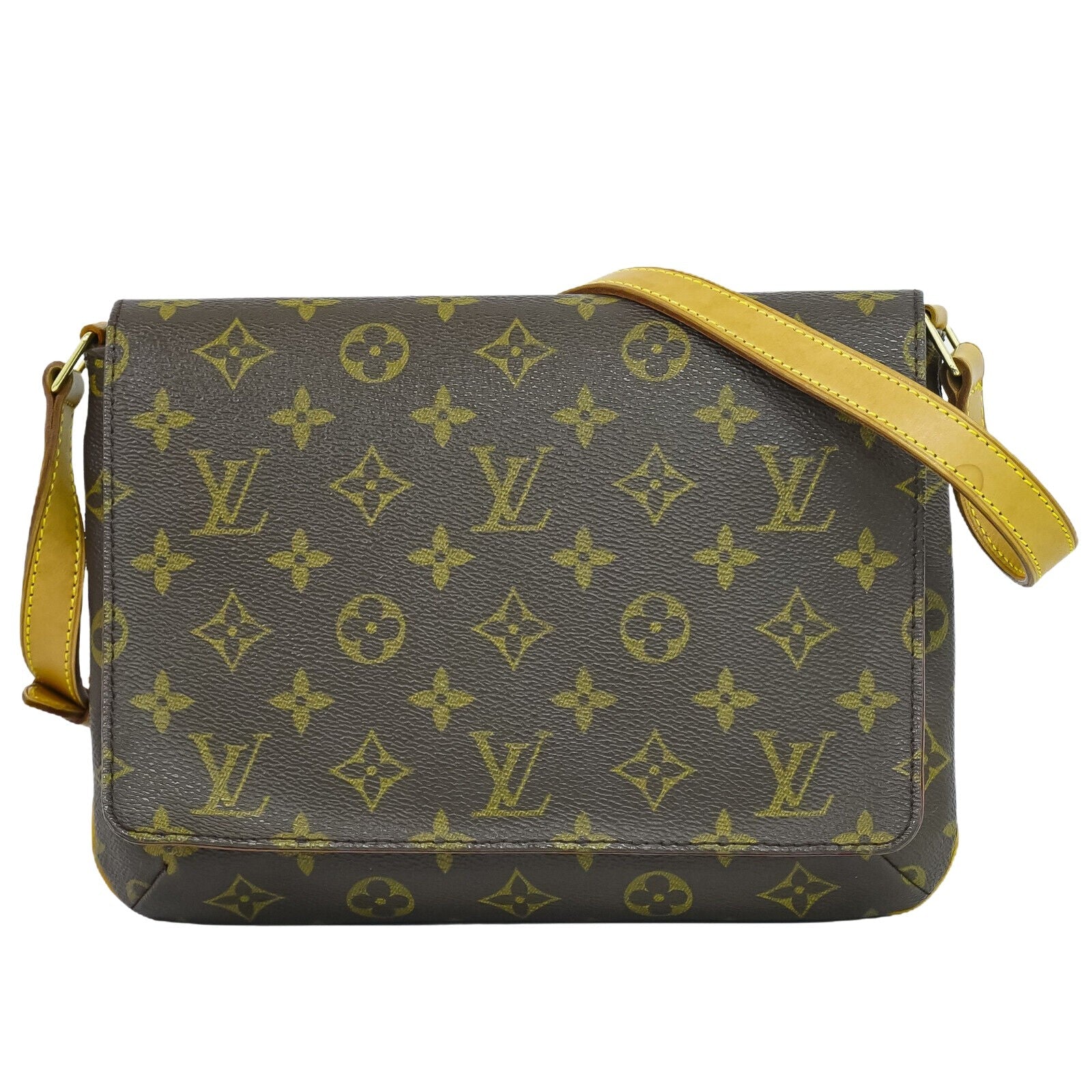 Louis Vuitton Musette Tango  Canvas Shoulder Bag