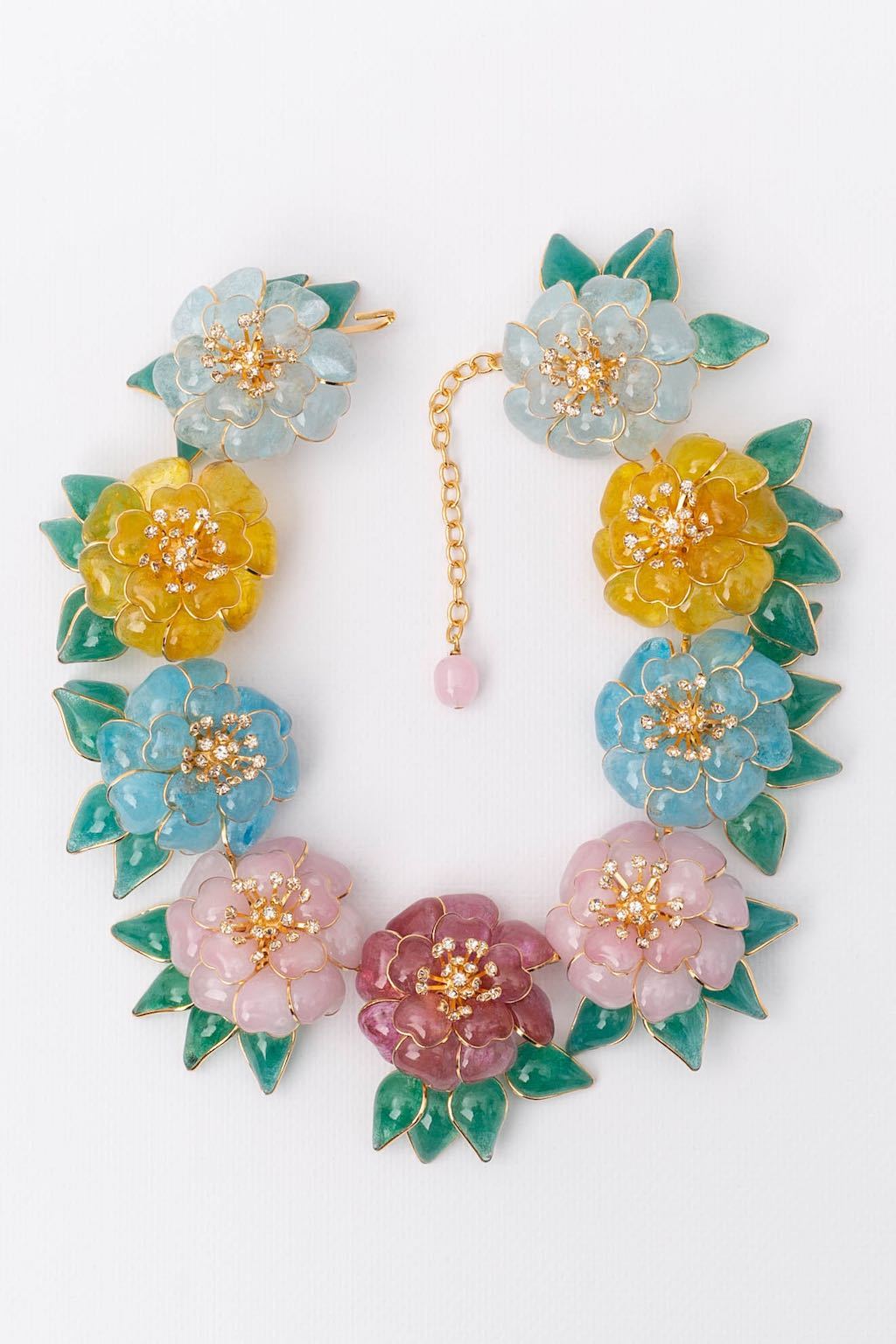 Collier fleurs Augustine