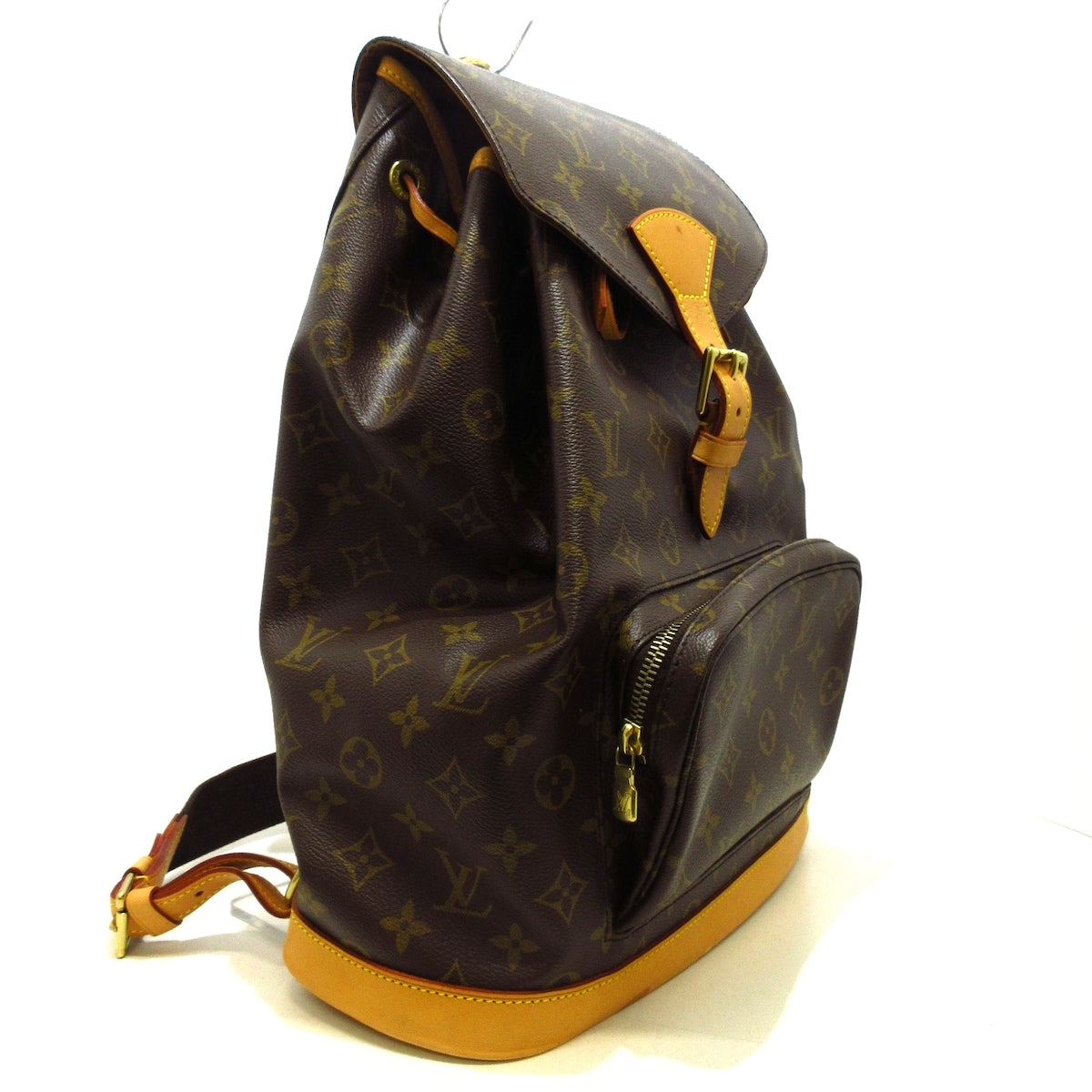 Louis Vuitton Montsouris Gm  Canvas Backpack Bag ()