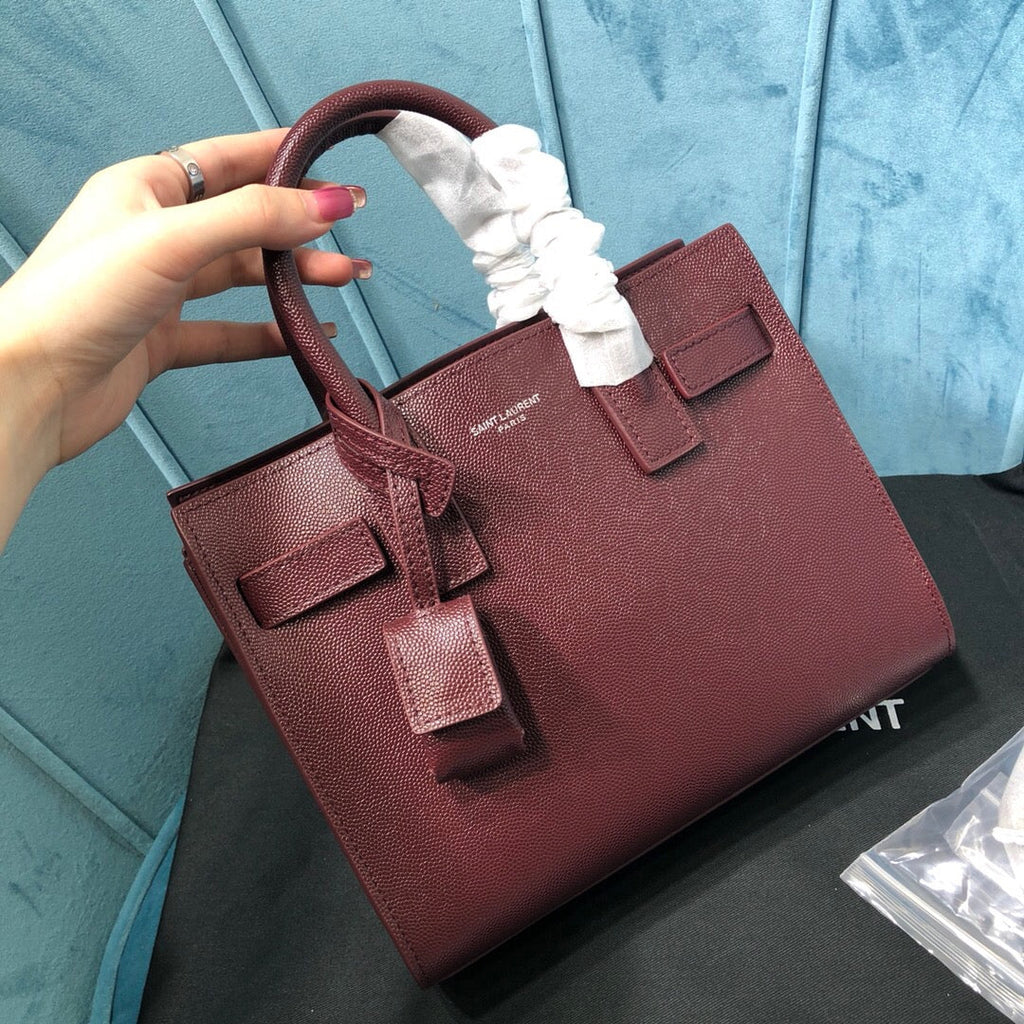 GLAMI Sac De Jour Nano Burgundy For Women 8.6in/22cm YSL