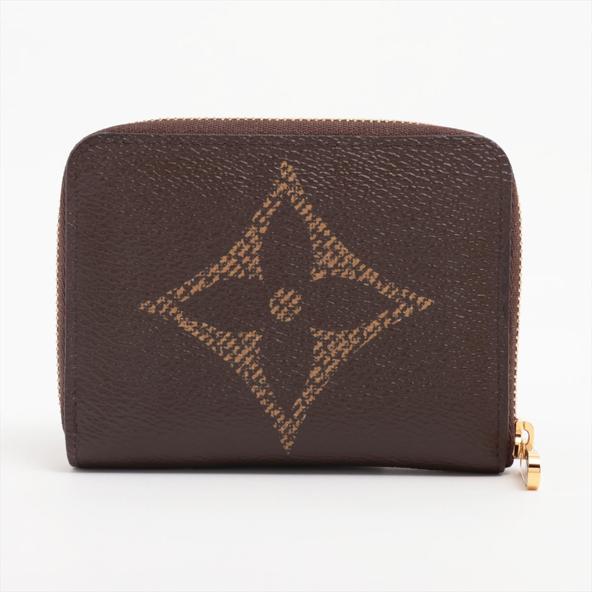 Louis Vuitton Monogram Giant Reversee Zippy Coin  M69354 Brown x Black Coin Power