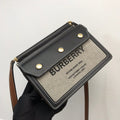 GLAMI Mini Horseferry Print Title Bag With Pocket Detail Black For Women, Bags 7.5in/19cm 80428521