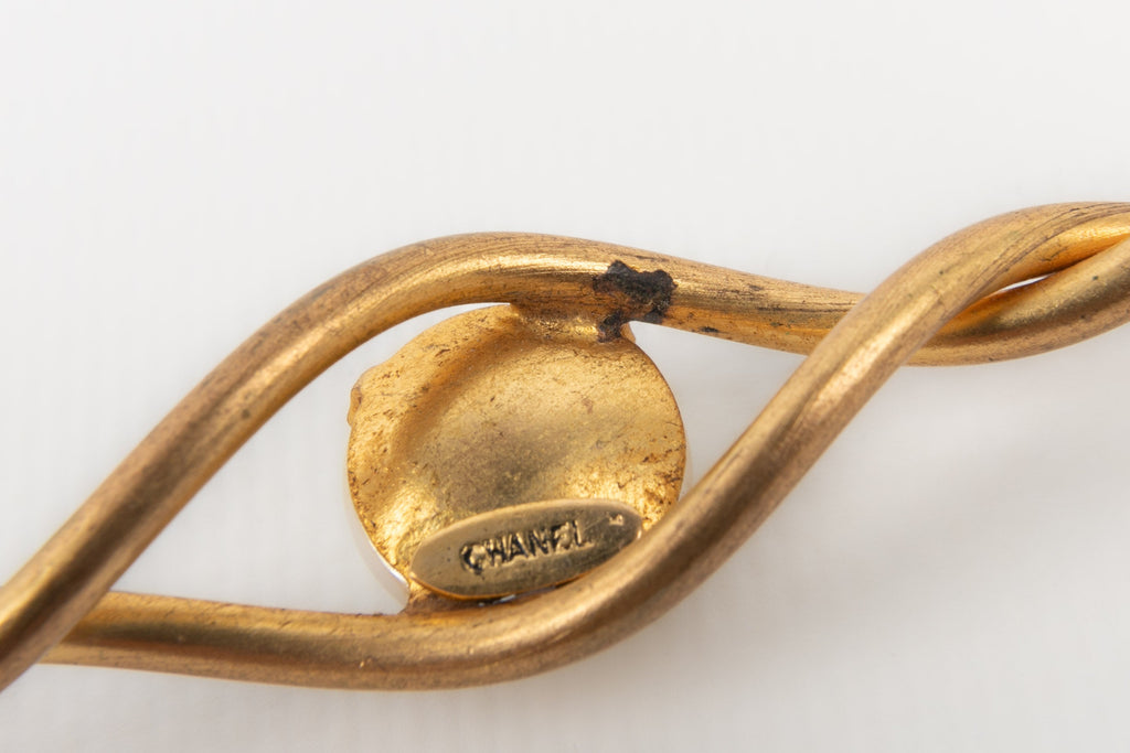 Broche dorÃƒÆ’Ã‚Â©e Chanel