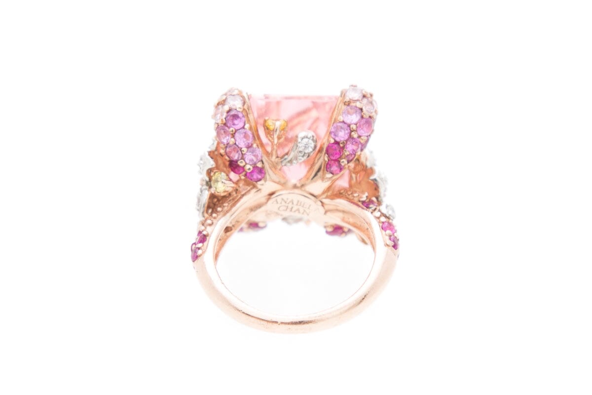 Anabele Chan Pink 18K Rose Gold, White Gold & Rhodium Vermeil Ring