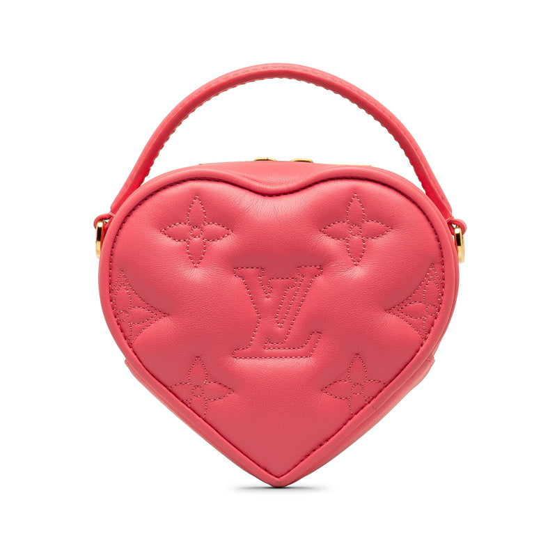 Louis Vuitton Bubblegram Pop Hart Handbag Chain Shoulder Bag 2WAY M81893 Dragon Fruit Pink Leather  Louis Vuitton