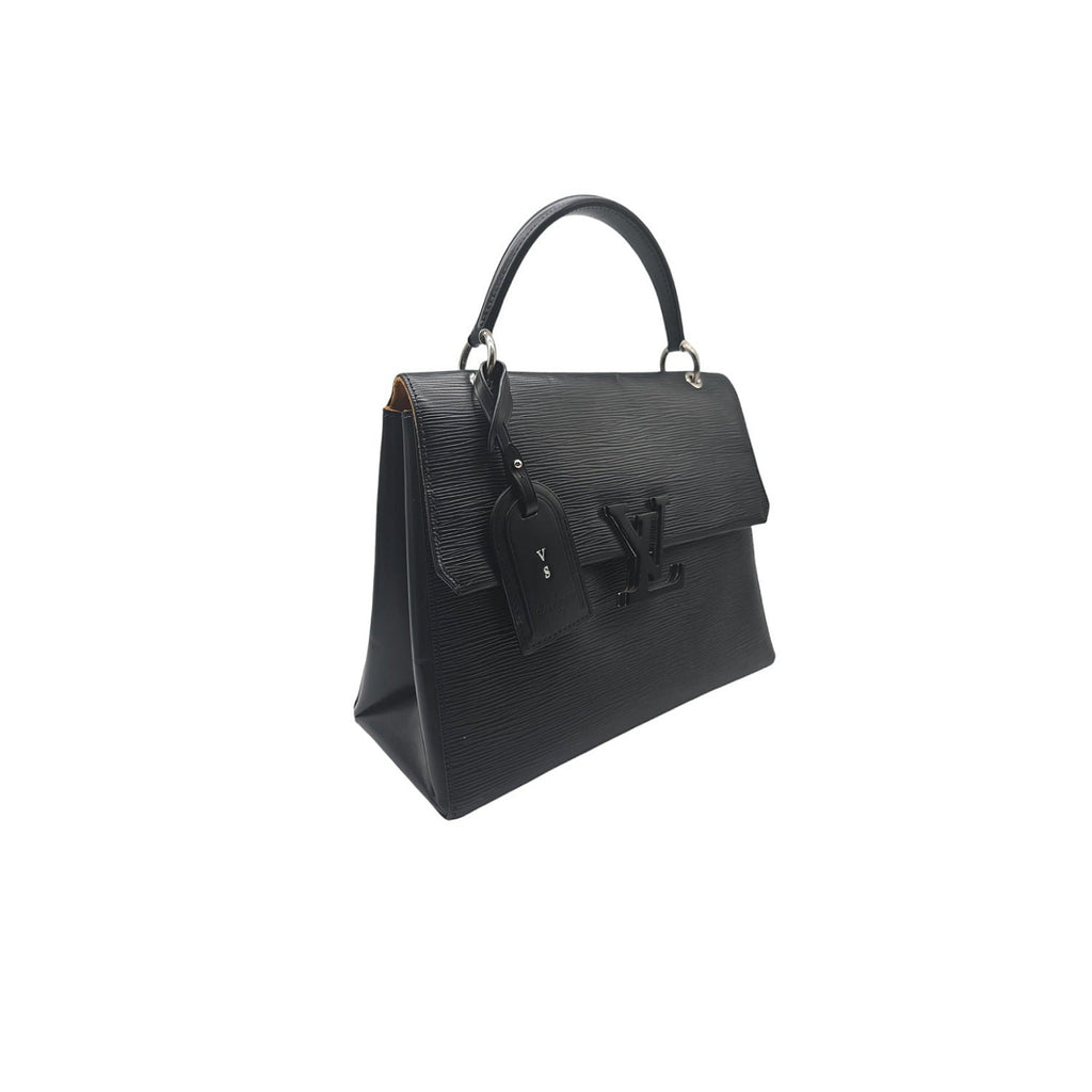 Louis Vuitton Black Epi Grenelle Handbag
