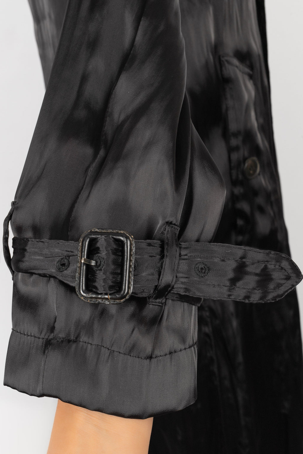 Manteau trench noir Jean-Paul Gaultier