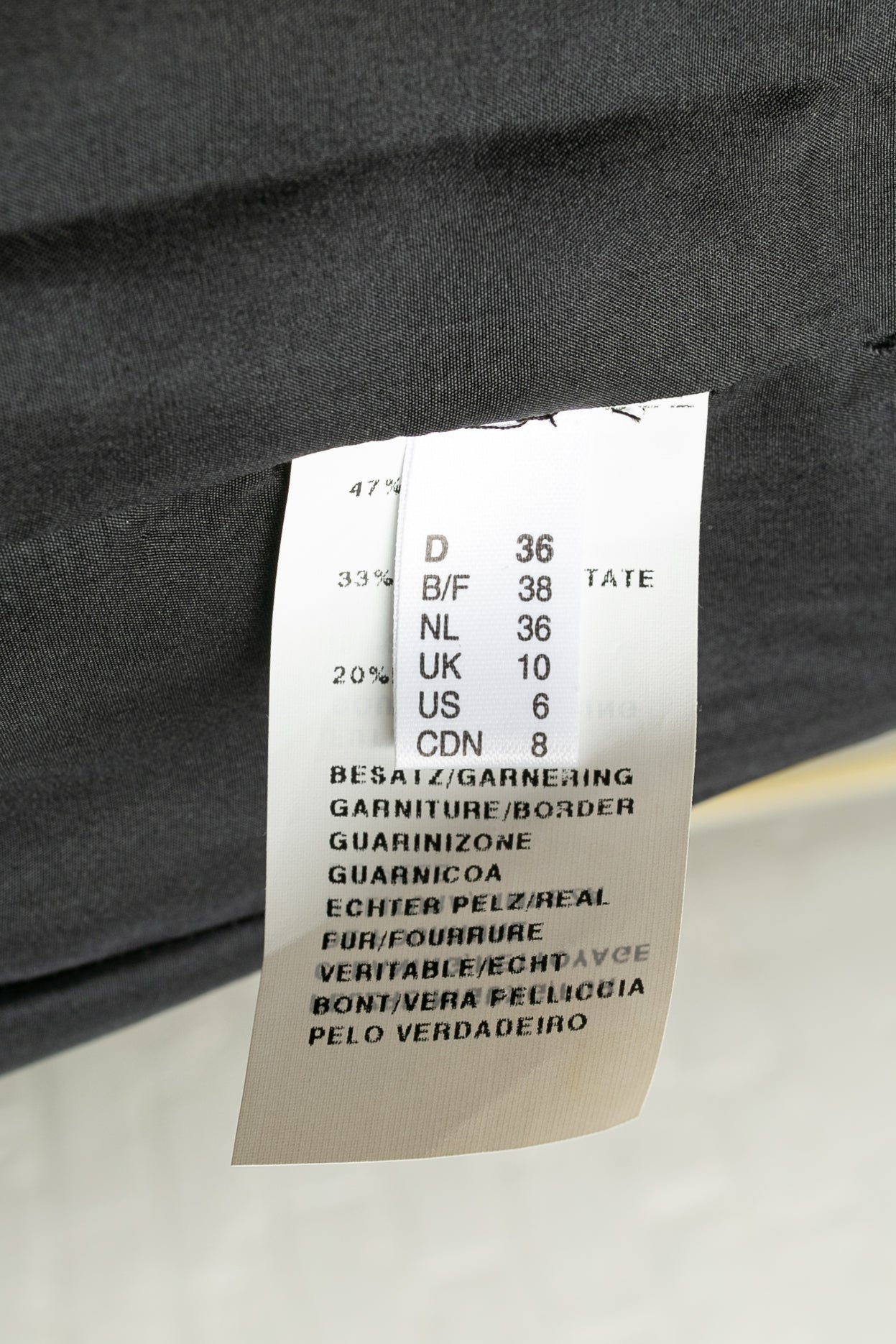 Manteau du soir noir et or Louis FÃƒÆ’Ã‚Â©raud