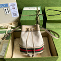gg Ophidia Mini gg Bucket Bag White For Women, Women’s Bags 7.5in/19cm gg