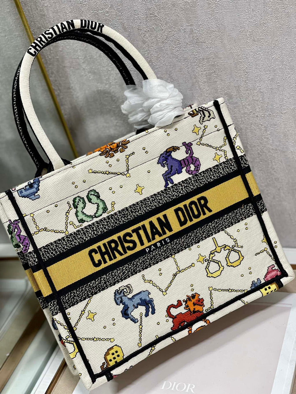 GLAMI Small Book Tote white, For Women, WomenÃ¢â‚¬â„¢s Handbags 26.5cm/10.5in CD M1265ZRTY_M941