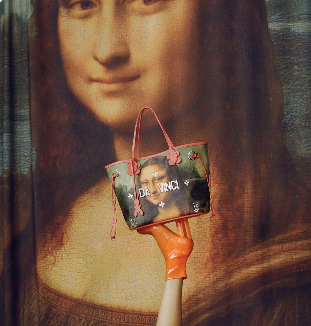 Sac "Da Vinci" Louis Vuitton X Jeff Koons