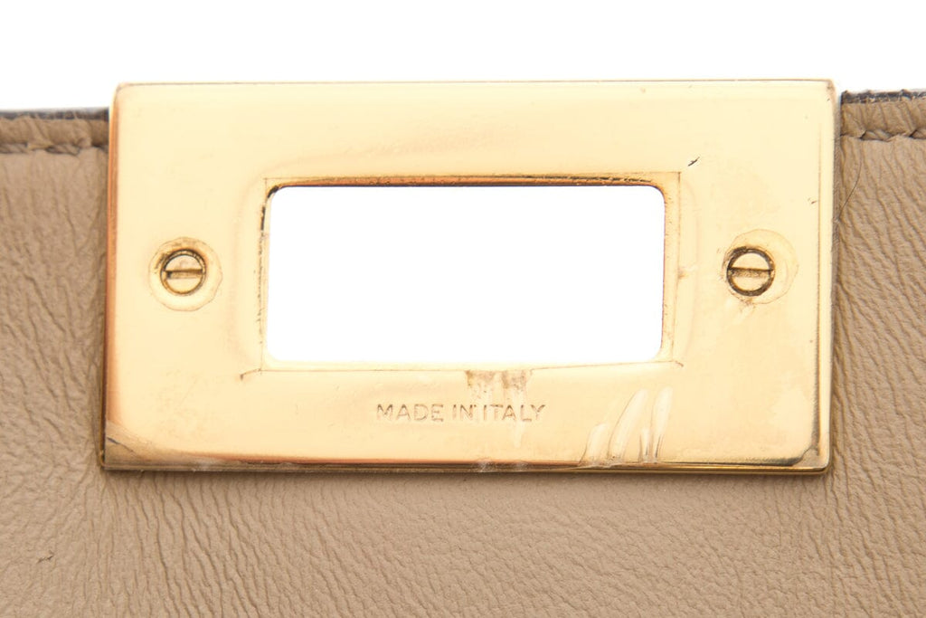 Fendi Brown Med Peekaboo Handbag
