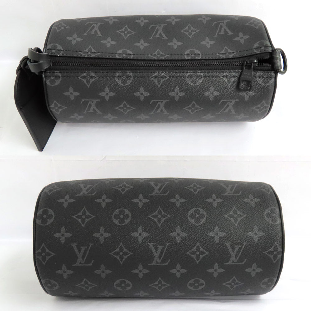 Louis Vuitton PM M46796 Monogram Eclipse Shoulder Bag 2WAY Black Gr Leather