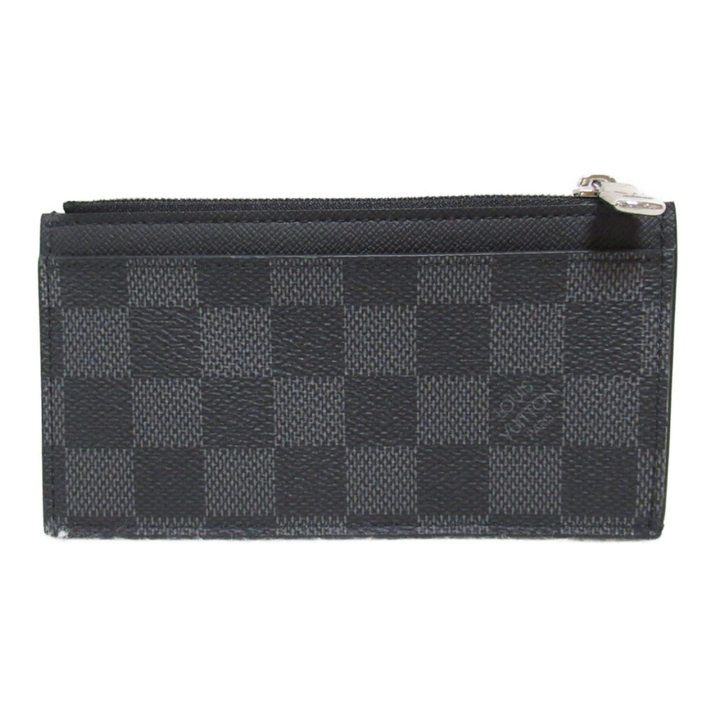 Louis Vuitton Coin Card Her Coin Case Coin Case Wallet PVC Coated Canvas Damier Graffit Men Black N64038
