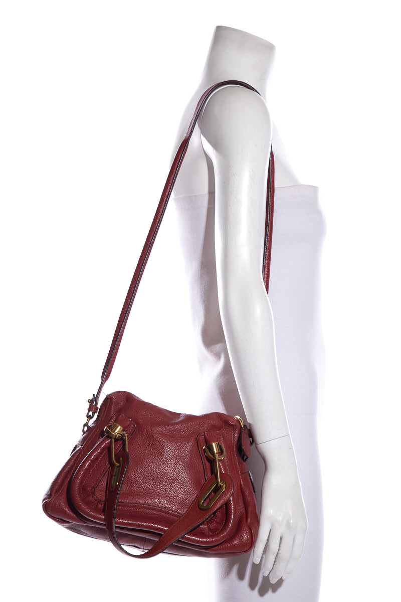 Chloe Red Paraty Handbag