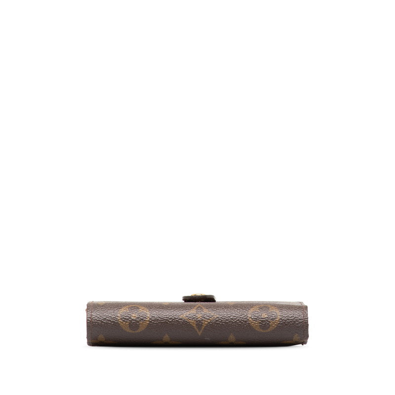 Louis Vuitton Monogram Portemone Vie Vie de Vienna Double Fold Wallet M61663 Brown PVC Leather  Louis Vuitton