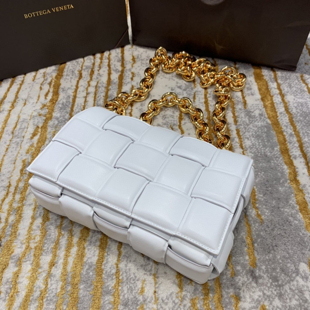 GLAMI Chain Cassette Bag For Women 10.2in/26cm In White 631421VBWZ09143