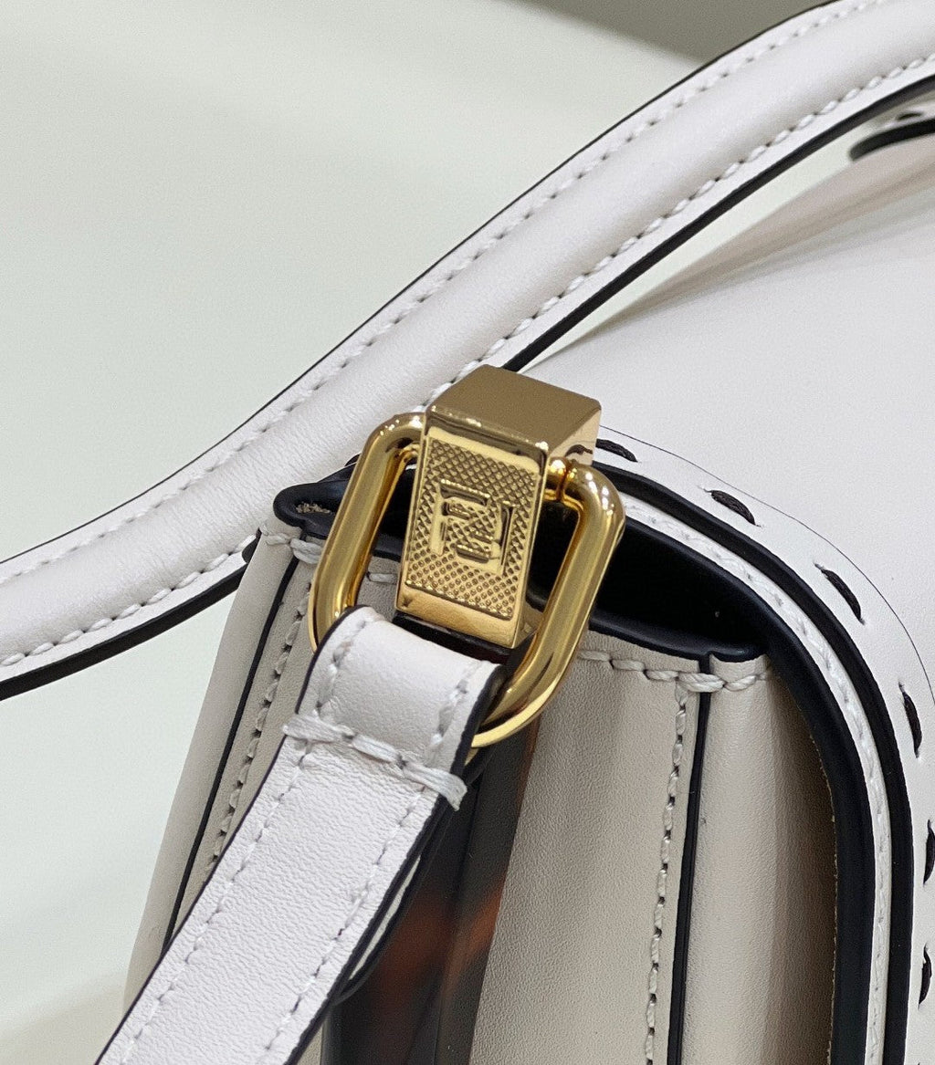 FI Moonlight Saddle White Bag For Woman 19cm/7.5in
