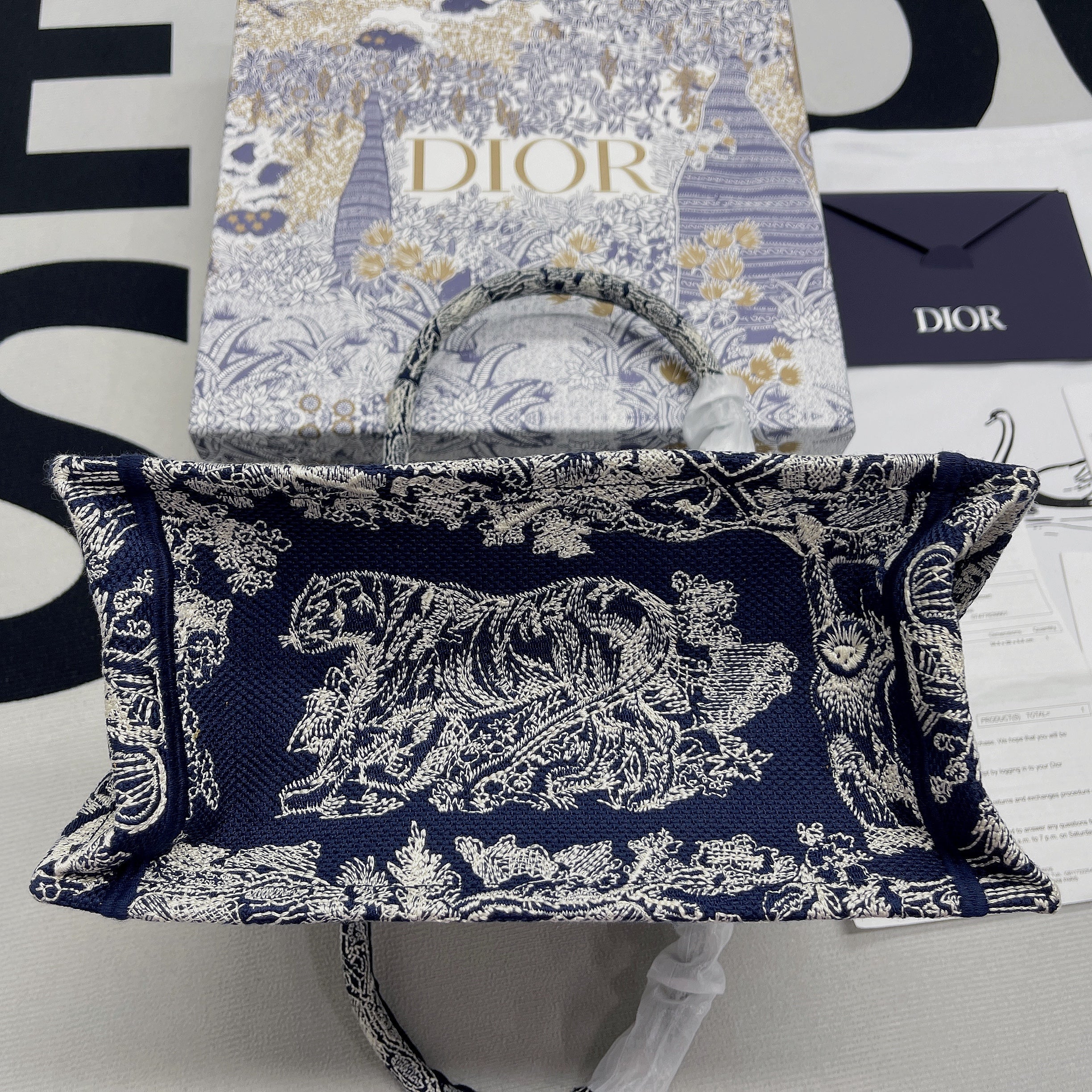 GLAMI Small Book Tote Blue, For Women, WomenÃ¢â‚¬â„¢s Handbags 26.5cm/10.5in CD M1265ZRGO_M928