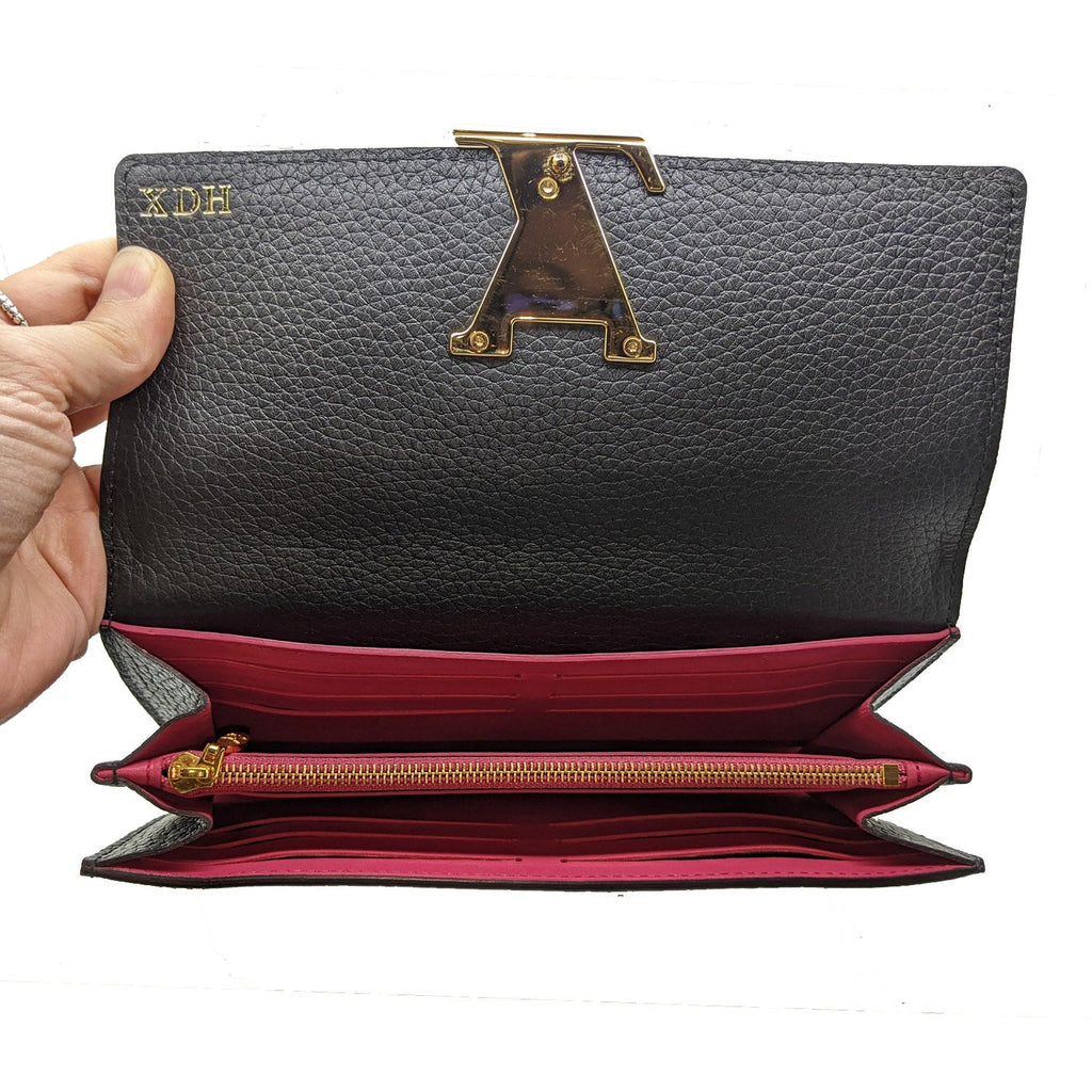 Louis Vuitton 2017 Taurillon Leather Capucines Wallet