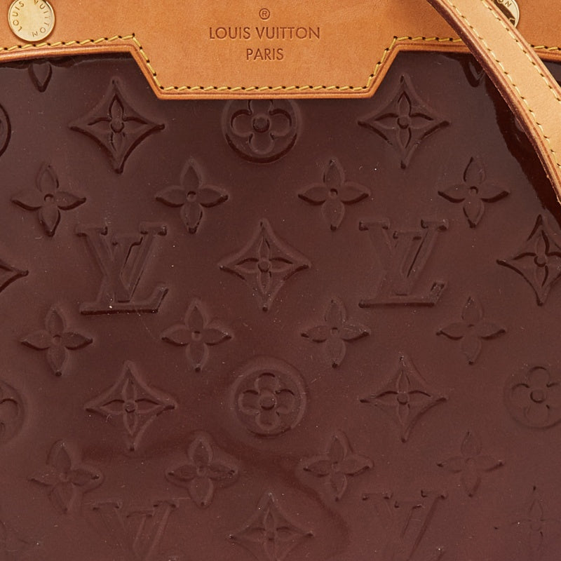 Louis Vuitton Amarante Monogram Vernis Brea Gm Bag