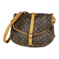 Louis Vuitton Saumur 35  Canvas Shoulder Bag