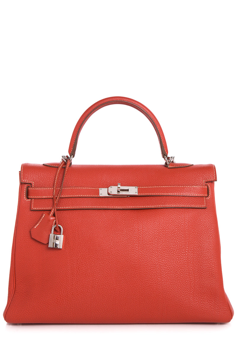HermÃƒÆ’Ã‚Â¨s Sanguine Kelly 35 cm Handle Bag