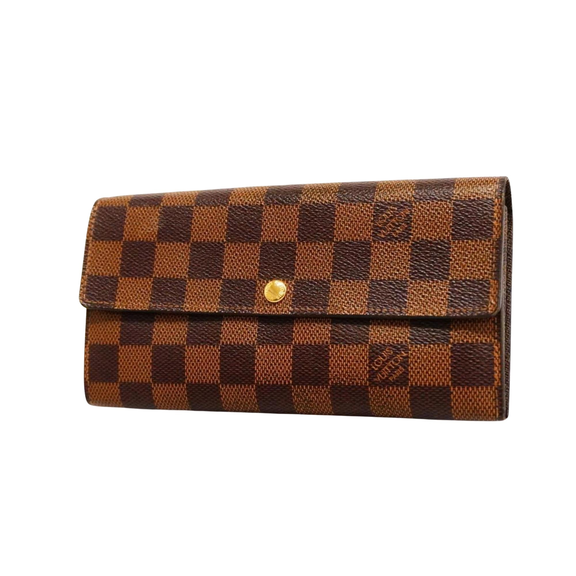 Louis Vuitton Sarah  Canvas Wallet  ()