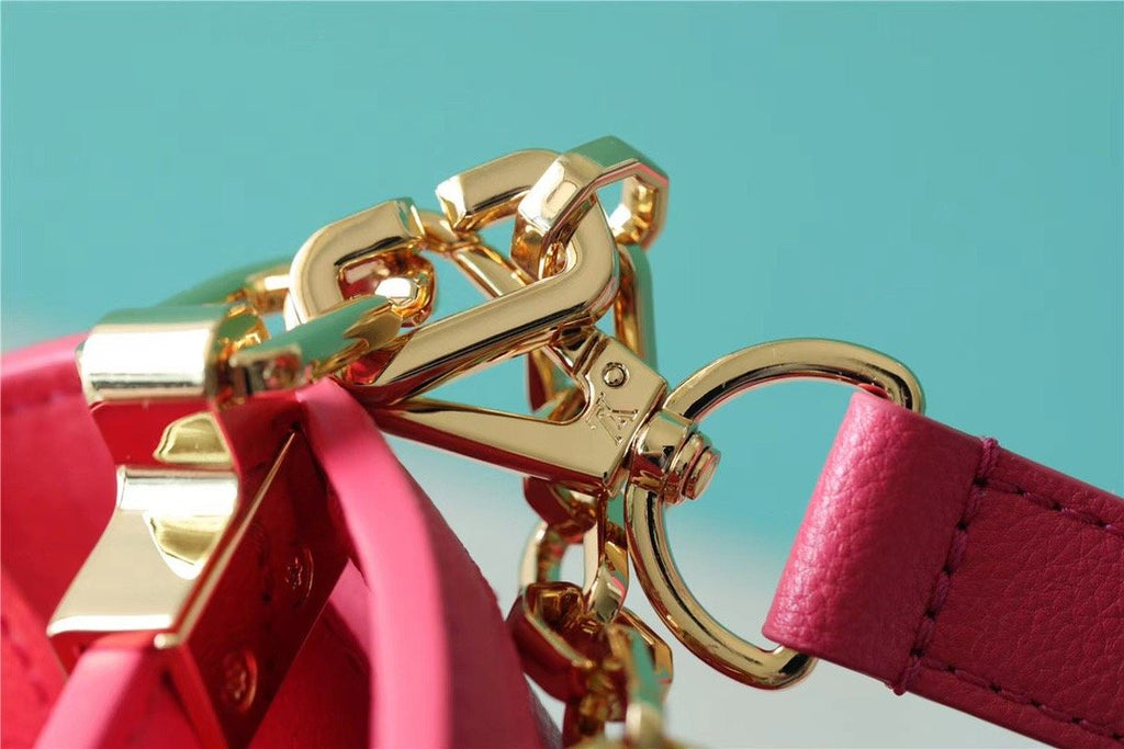 LV Mini Dauphine Monogram GlamIuo Pink For Women,  Shoulder And Crossbody Bags 9.8in/25cm LV M20747